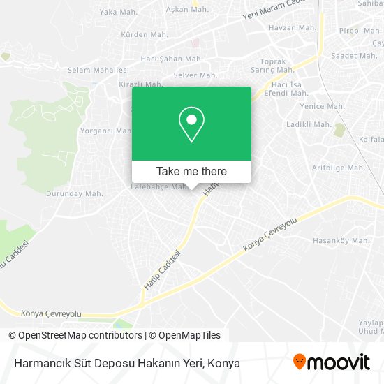 Harmancık Süt Deposu Hakanın Yeri map