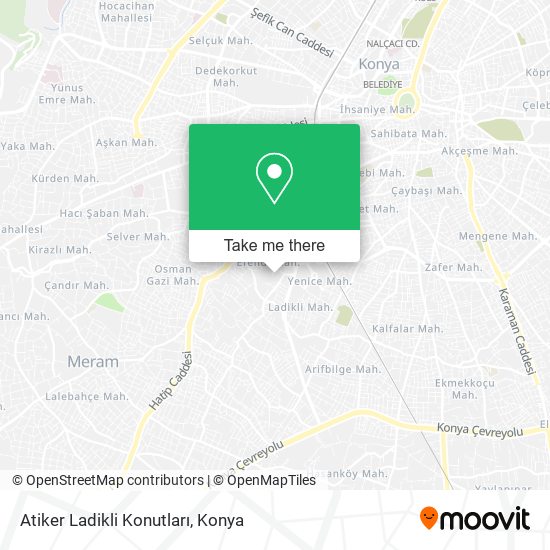 Atiker Ladikli Konutları map