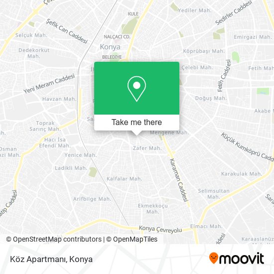 Köz Apartmanı map