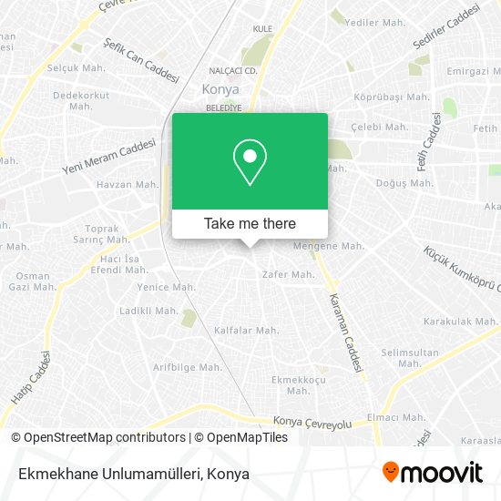 Ekmekhane Unlumamülleri map