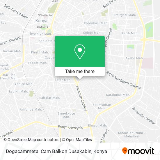 Dogacammetal Cam Balkon Dusakabin map