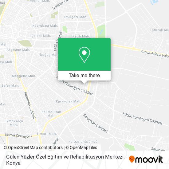 Gülen Yüzler Özel Eğitim ve Rehabilitasyon Merkezi map