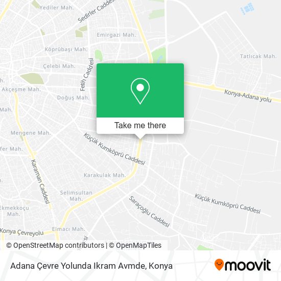 Adana Çevre Yolunda Ikram Avmde map