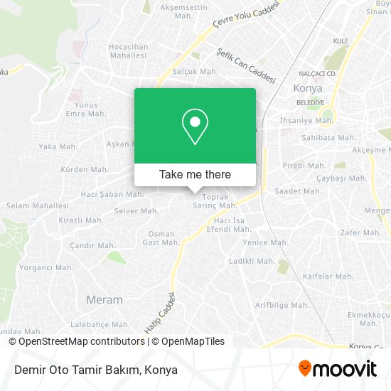 Demir Oto Tamir Bakım map