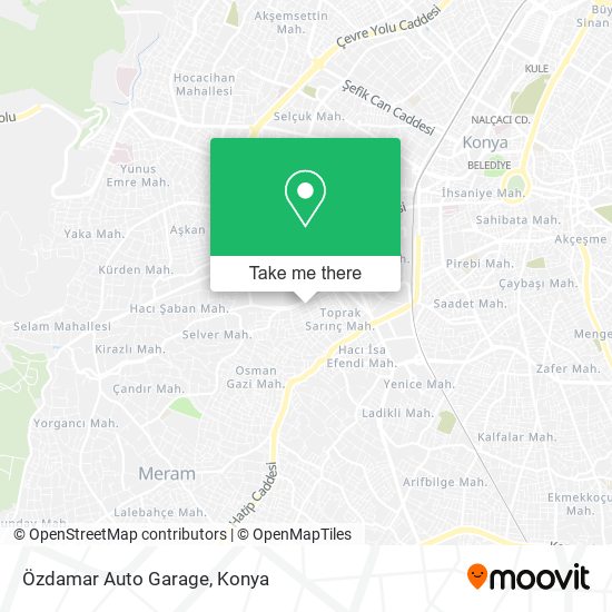 Özdamar Auto Garage map