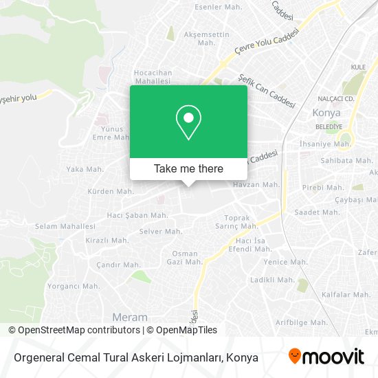 Orgeneral Cemal Tural Askeri Lojmanları map