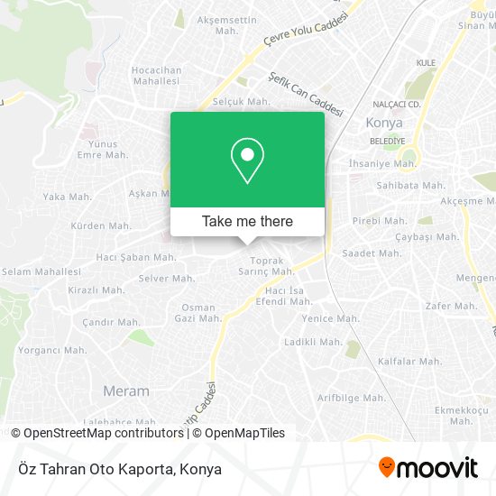 Öz Tahran Oto Kaporta map
