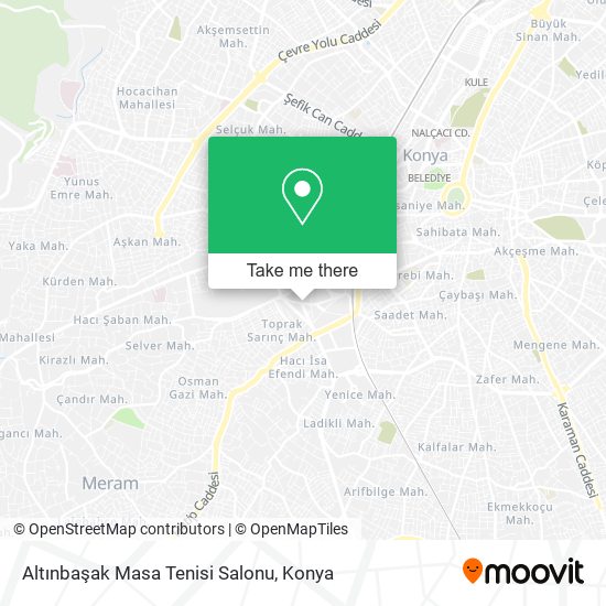 Altınbaşak Masa Tenisi Salonu map