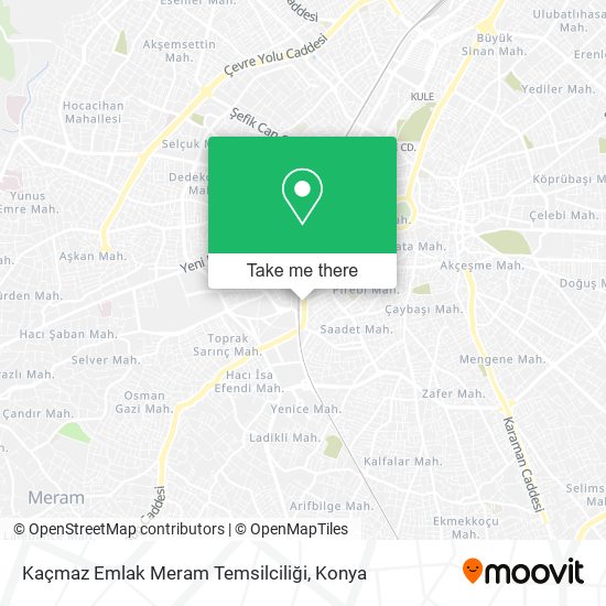 Kaçmaz Emlak Meram Temsilciliği map