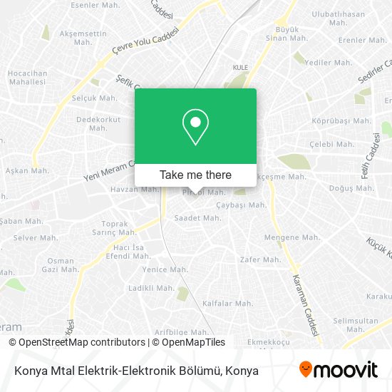 Konya Mtal Elektrik-Elektronik Bölümü map