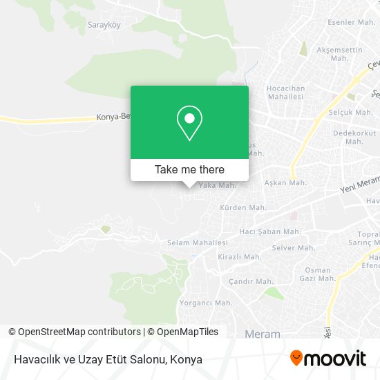 Havacılık ve Uzay Etüt Salonu map