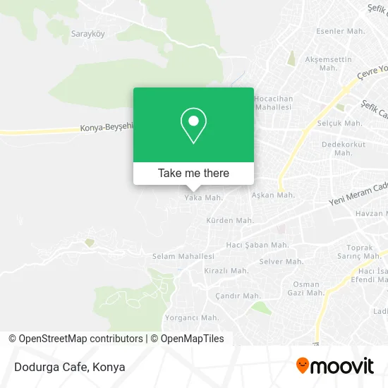 Dodurga Cafe map