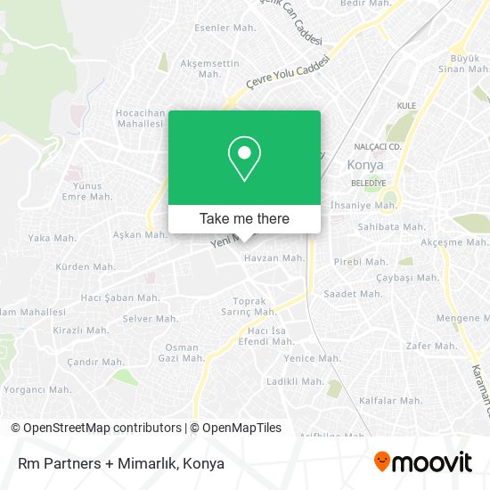 Rm Partners + Mimarlık map