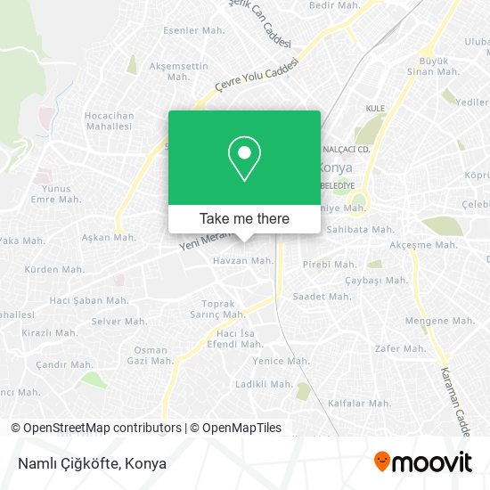 Namlı Çiğköfte map