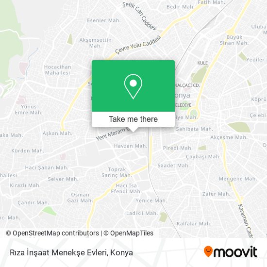 Rıza İnşaat Menekşe Evleri map