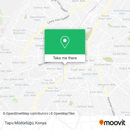Tapu Müdürlüğü map