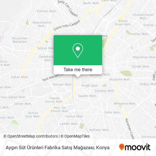 Aygın Süt Ürünleri Fabrika Satış Mağazası map