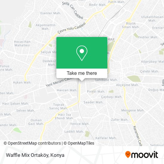 Waffle Mix Ortaköy map