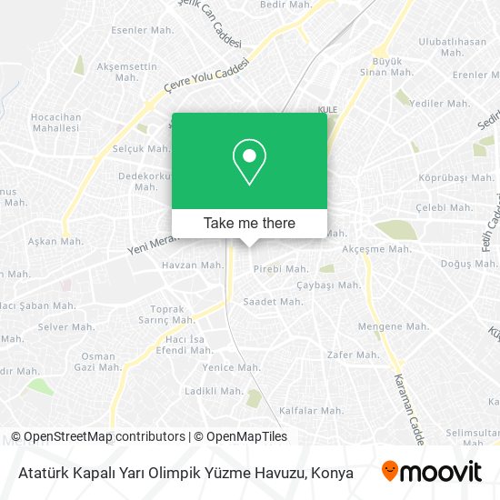 Atatürk Kapalı Yarı Olimpik Yüzme Havuzu map