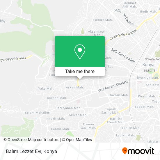 Balım Lezzet Evı map
