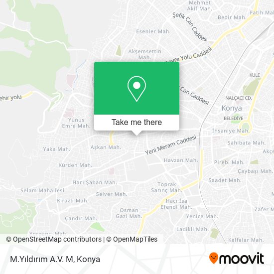 M.Yıldırım A.V. M map