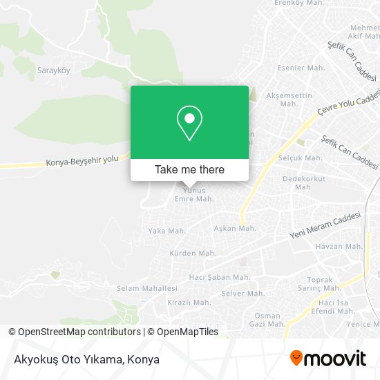 Akyokuş Oto Yıkama map