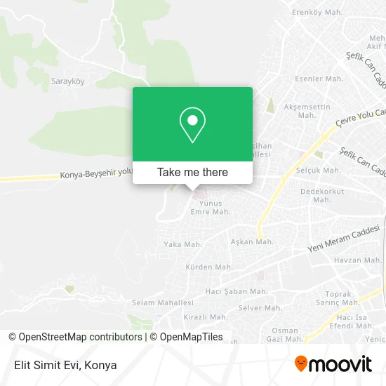 Elit Simit Evi map