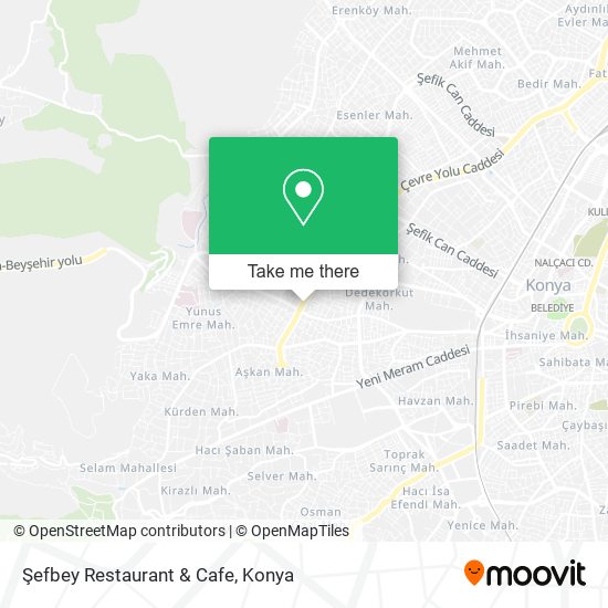 Şefbey Restaurant & Cafe map