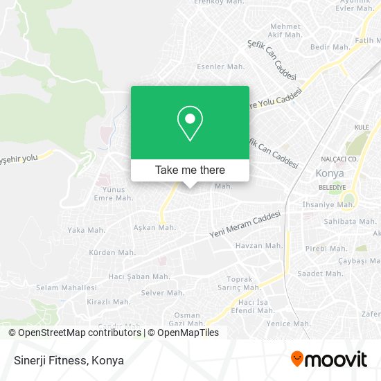 Sinerji Fitness map