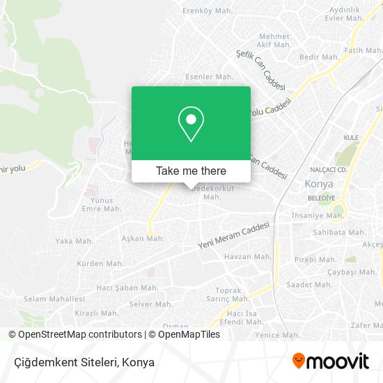 Çiğdemkent Siteleri map