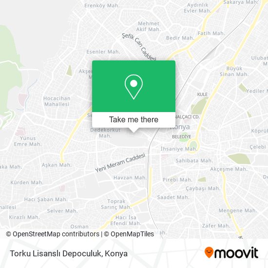 Torku Lisanslı Depoculuk map