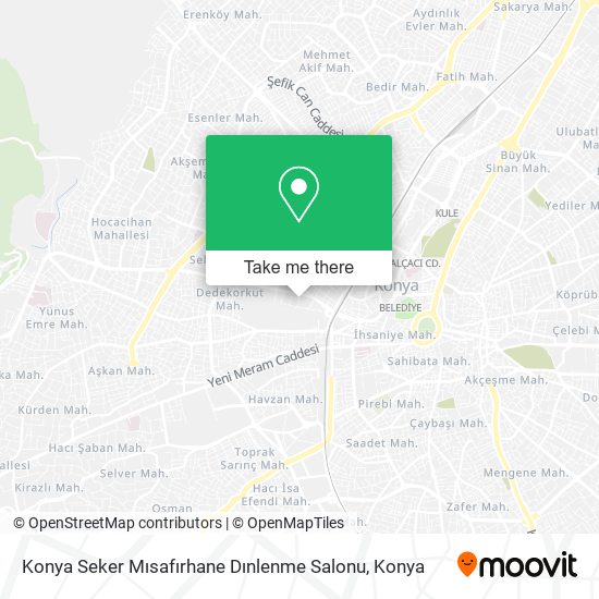 Konya Seker Mısafırhane Dınlenme Salonu map