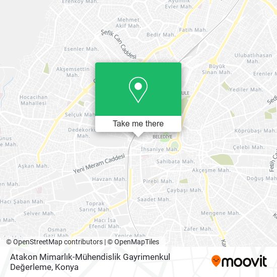 Atakon Mimarlık-Mühendislik Gayrimenkul Değerleme map