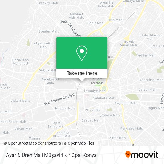 Ayar & Üren Mali Müşavirlik / Cpa map