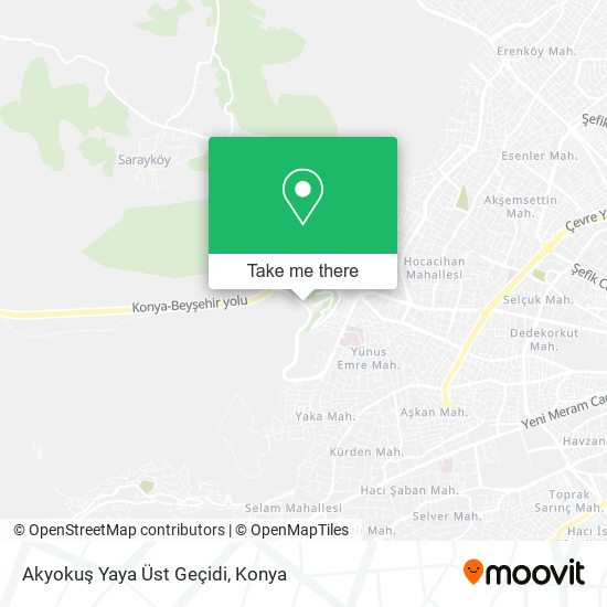 Akyokuş Yaya Üst Geçidi map