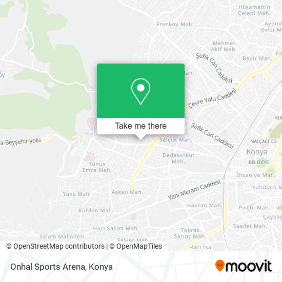 Onhal Sports Arena map