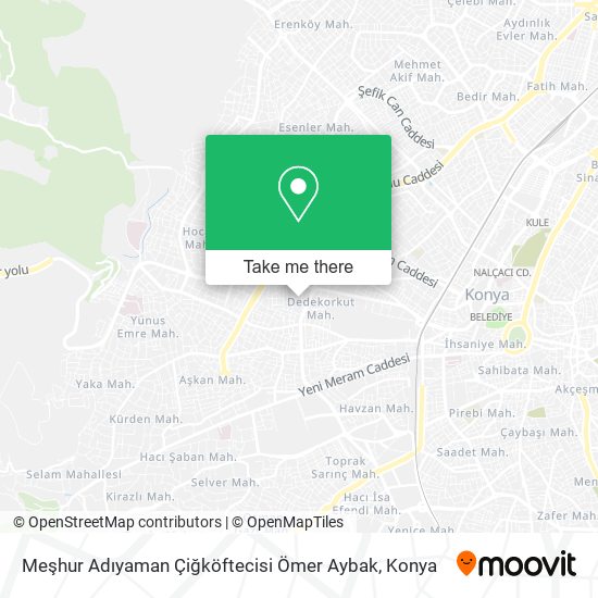 Meşhur Adıyaman Çiğköftecisi Ömer Aybak map