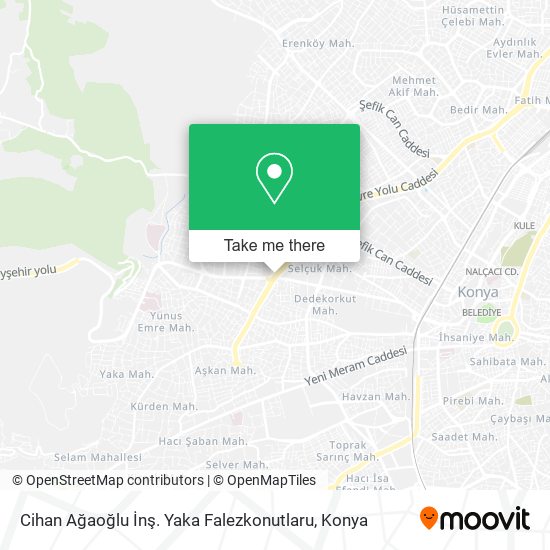 Cihan Ağaoğlu İnş. Yaka Falezkonutlaru map
