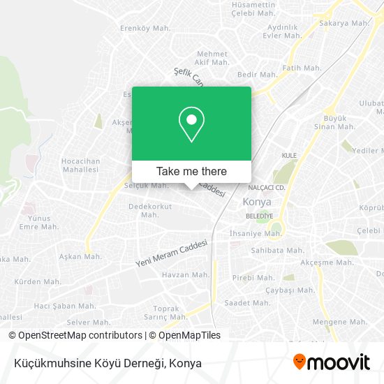 Küçükmuhsine Köyü Derneği map