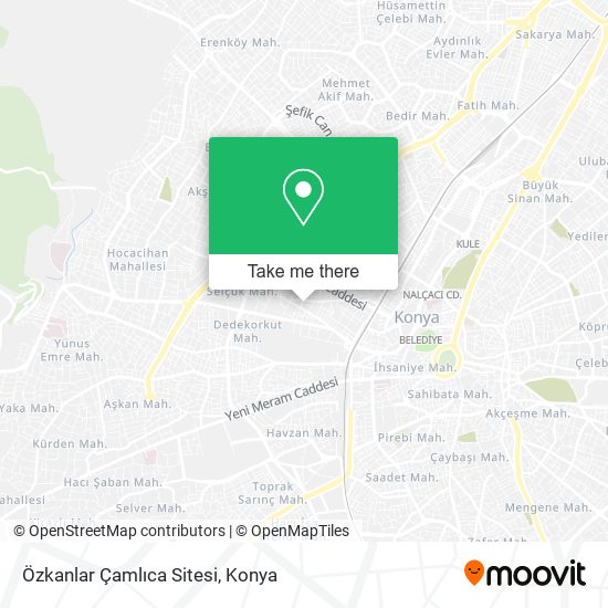 Özkanlar Çamlıca Sitesi map