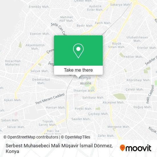 Serbest Muhasebeci Mali Müşavir İsmail Dönmez map