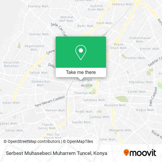 Serbest Muhasebeci Muharrem Tuncel map