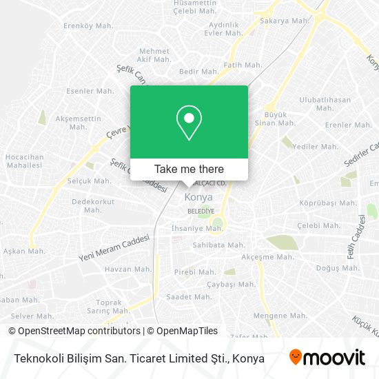 Teknokoli Bilişim San. Ticaret Limited Şti. map