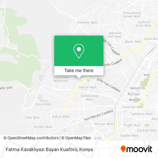 Fatma Kavaklıyazı Bayan Kuaförü map