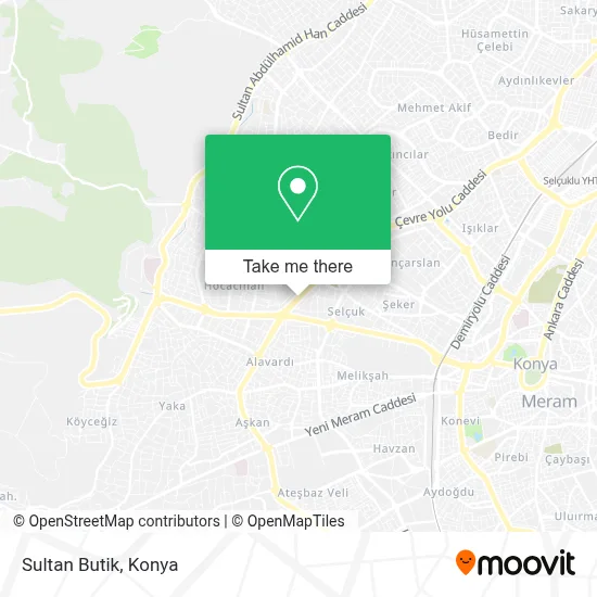 Sultan Butik map