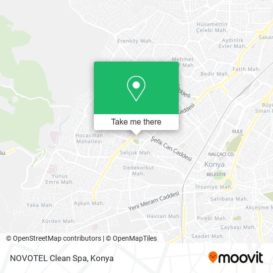 NOVOTEL Clean Spa map