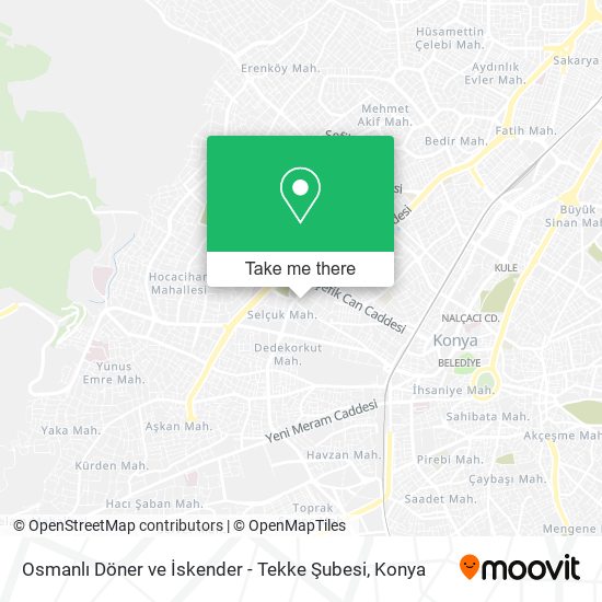 Osmanlı Döner ve İskender - Tekke Şubesi map