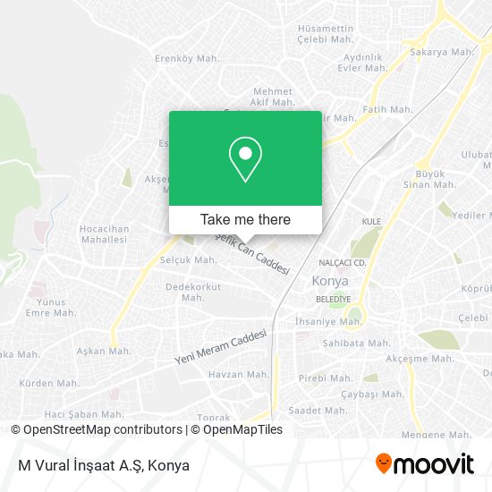 M Vural İnşaat A.Ş map