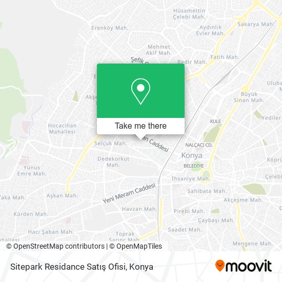 Sitepark Residance Satış Ofisi map