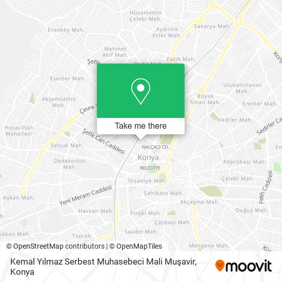 Kemal Yılmaz Serbest Muhasebeci Mali Muşavir map